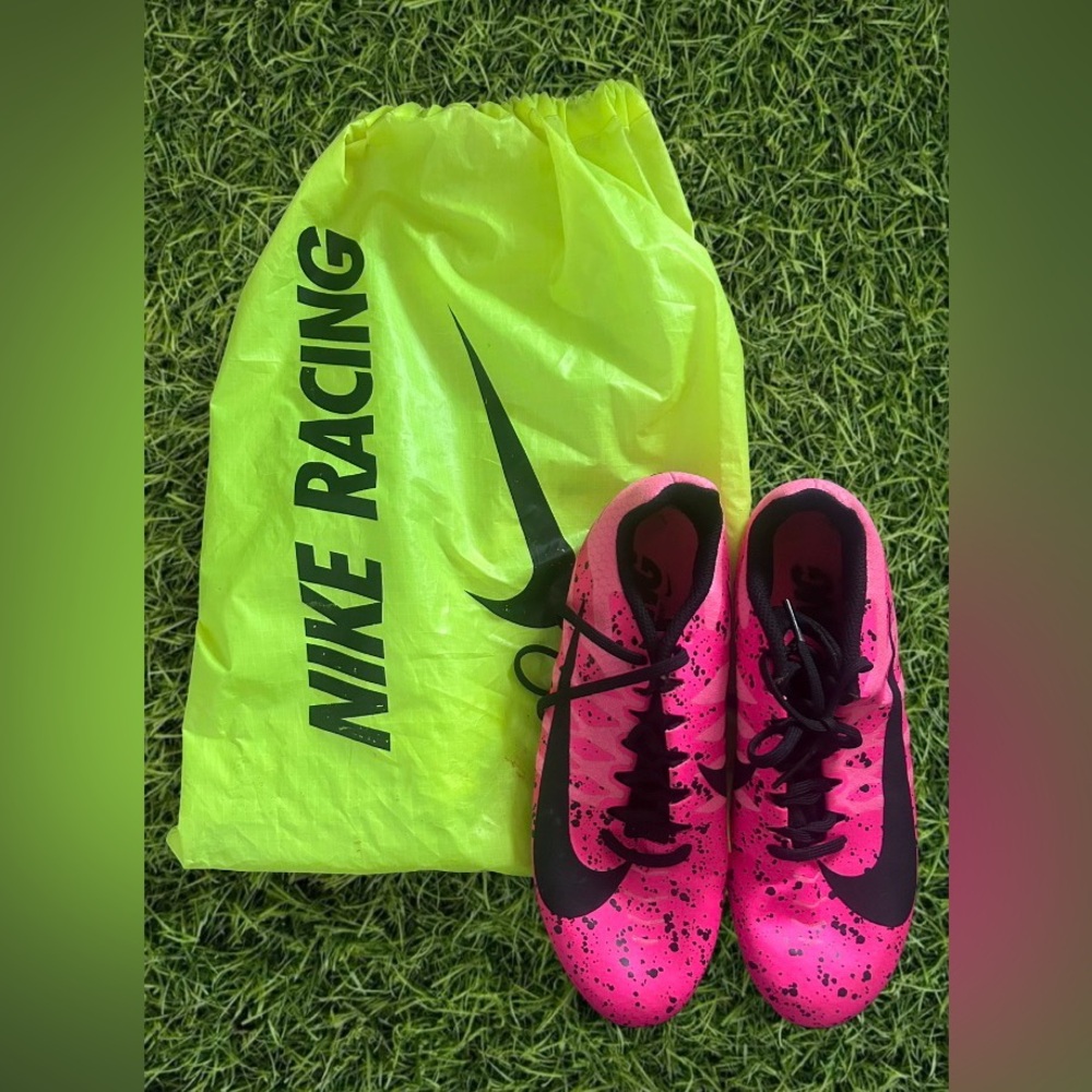 *RARE*NIKE WOMENS ZOOM RIVAL S9 TRACK SPIKES SIZE: 7 WITH BAG & SPIKE WRENCH